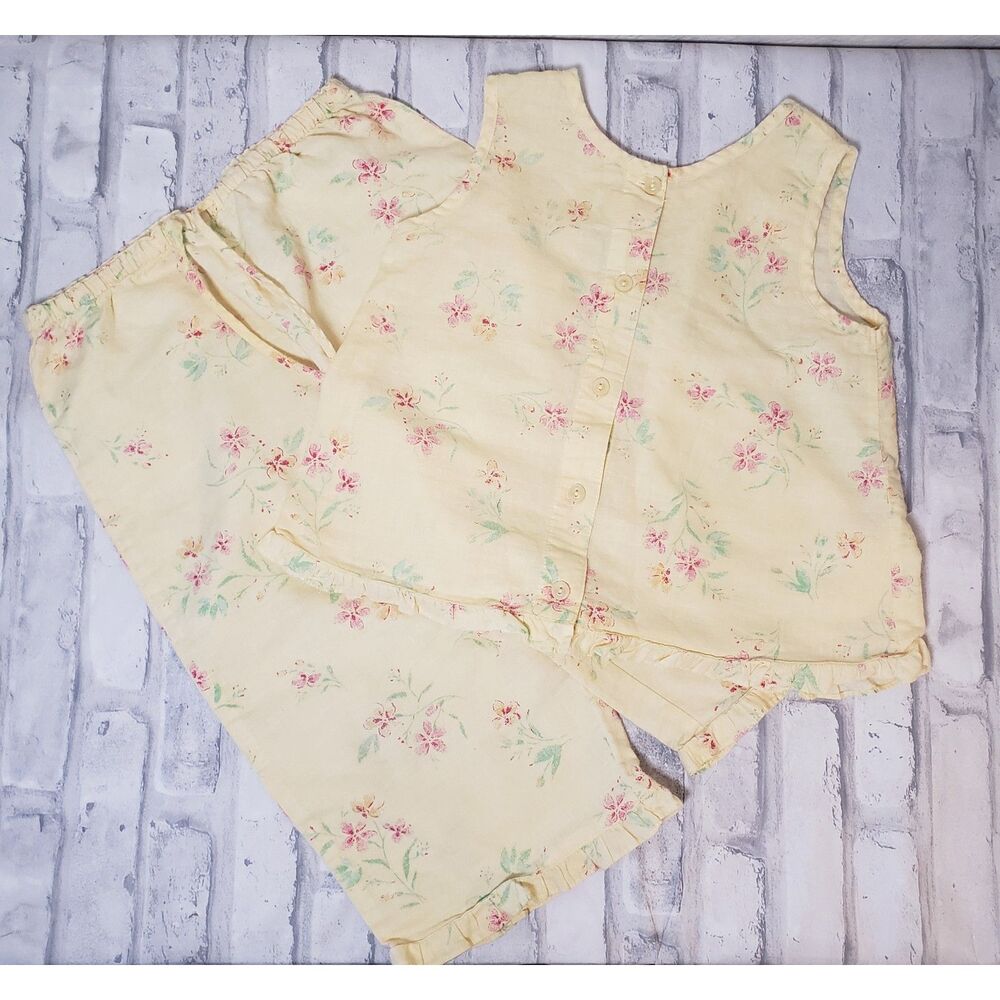 Cherokee Toddler Linen Blend Pajama Set